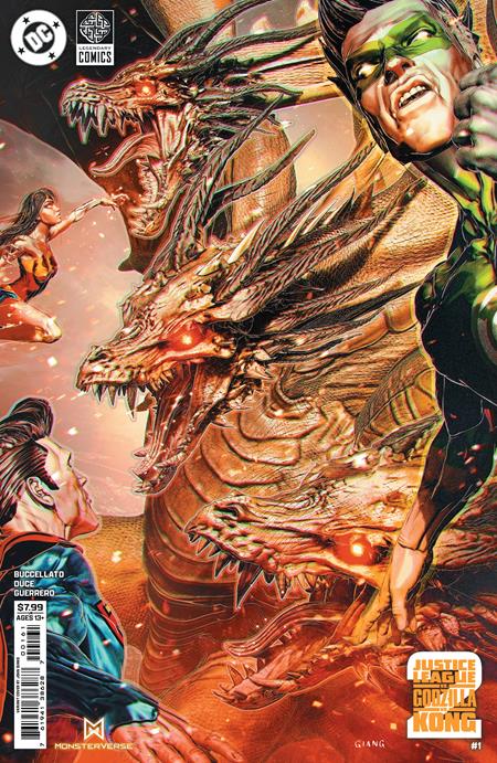 Justice League vs Godzilla vs Kong 2 #1 Cover E John Giang Foil