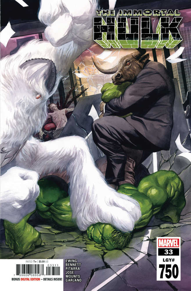 Immortal Hulk #33 Alex Ross Main