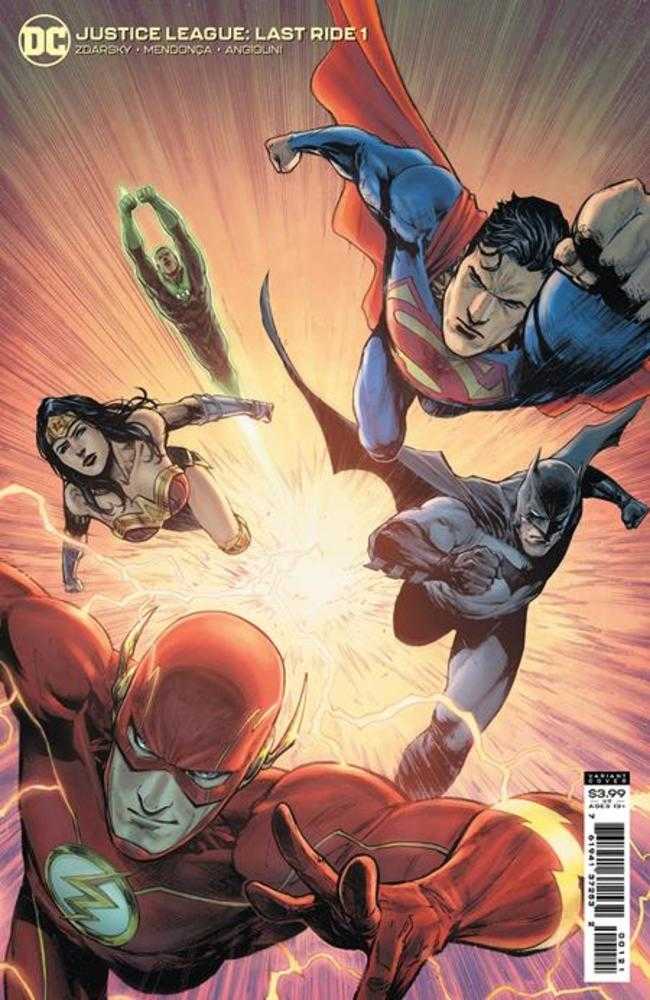 Justice League Last Ride #1 Cover B Miguel Mendonca Variant