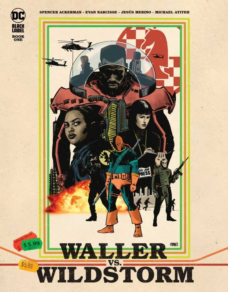 Waller vs Wildstorm #1 (Of 4) Cover A Jorge Fornes
