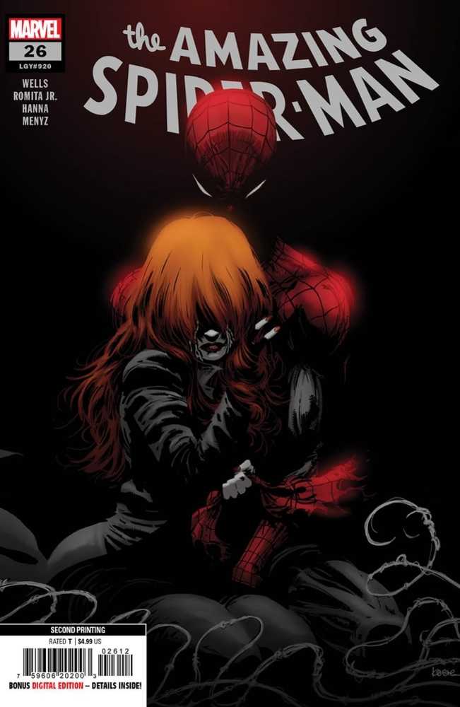 Amazing Spider-Man 26 Kaare Andrews 2nd Print Legacy# 920
