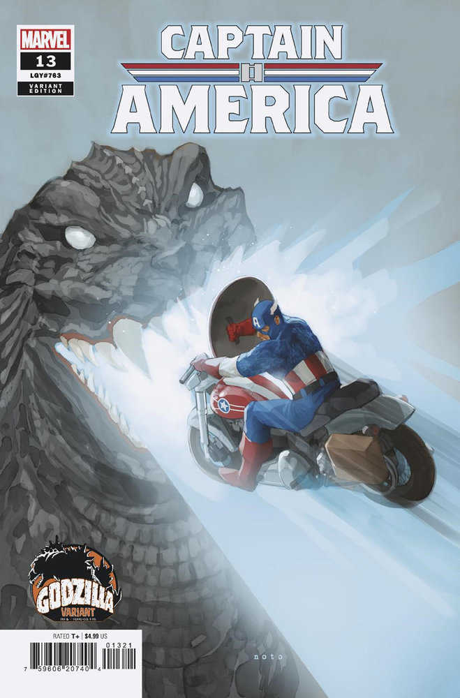 Captain America #13 Phil Noto Godzilla