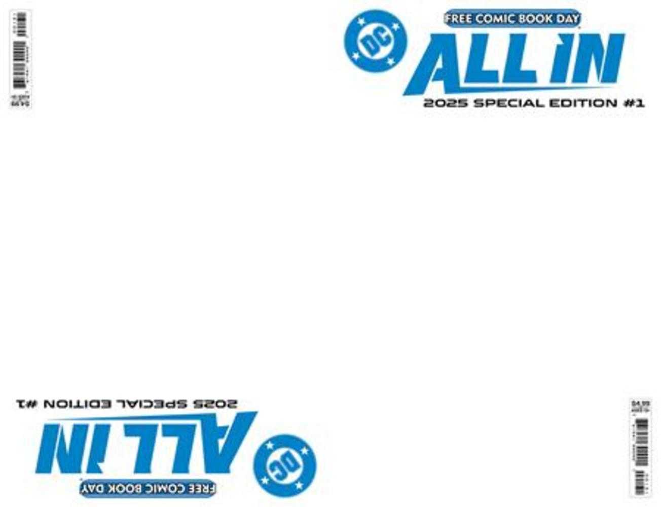 Free Comic Book Day 2025 - DC All In Absolute Universe Special Edition Blank Variant
