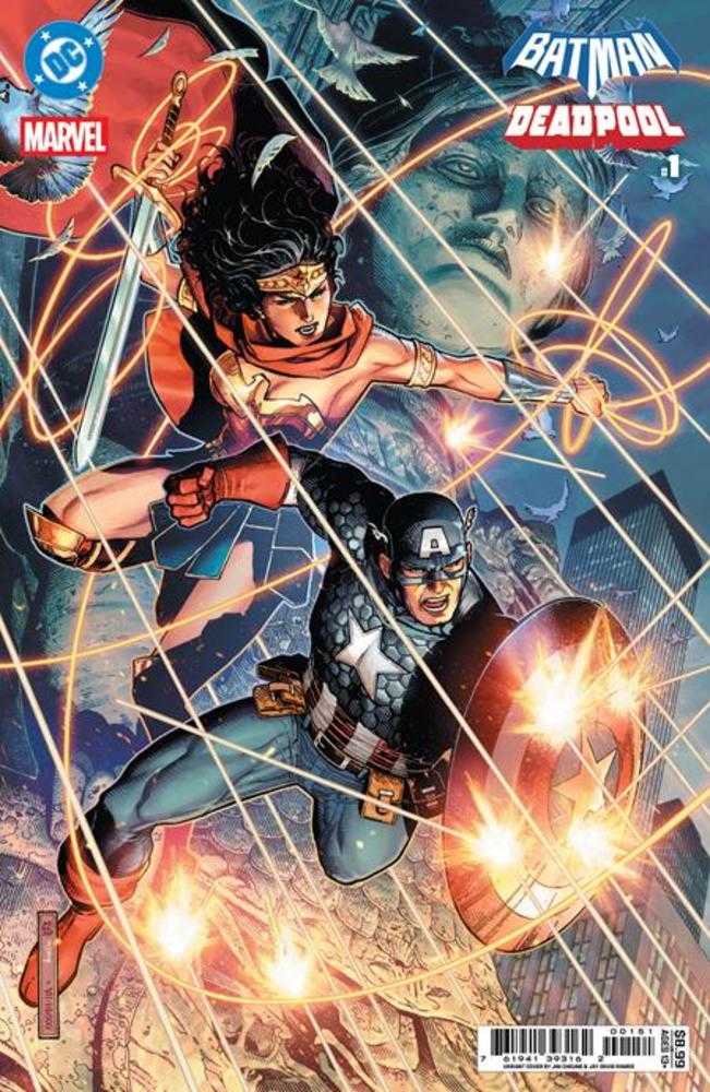 DC/Marvel Batman/Deadpool #1 CVR E Cheung WW Cap America