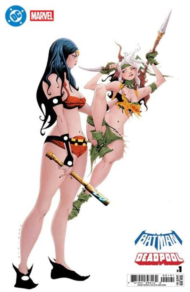 DC/Marvel Batman/Deadpool #1 CVR J Jae Lee Savage Land Rogue