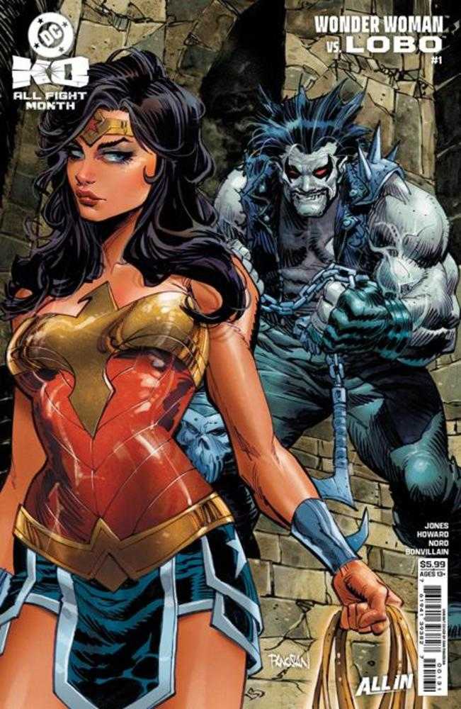 DC K.O. Wonder Woman vs Lobo #1 Cover B Dan Panosian
