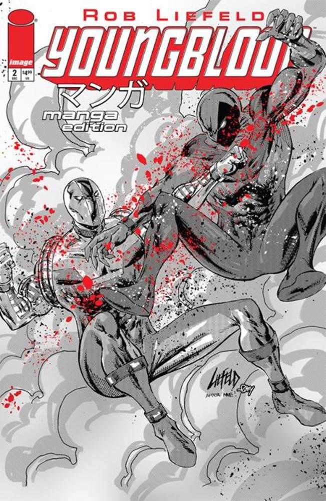 Youngblood #2 Cover E Rob Liefeld Manga B&W
