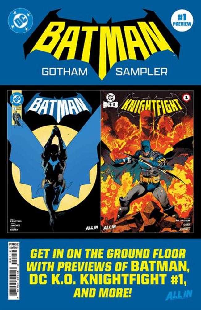 Batman Day 2025: Batman Gotham Sampler #1 2nd Print