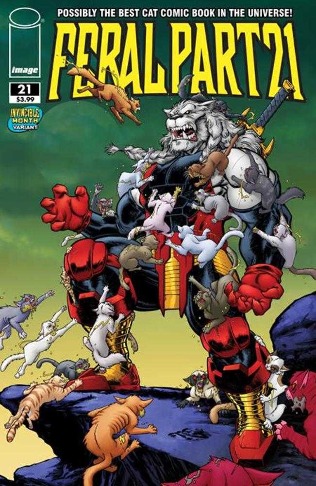 Feral #21 Cover E Tony Fleecs Invincible Team Up