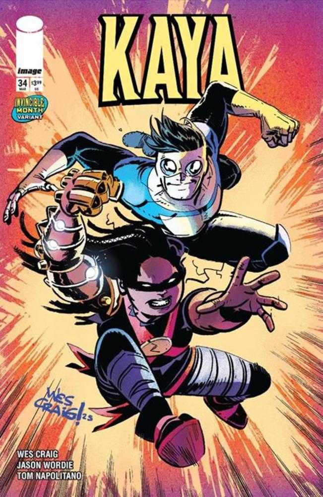 Kaya #34 Cover C Wes Craig Invincible Team Up