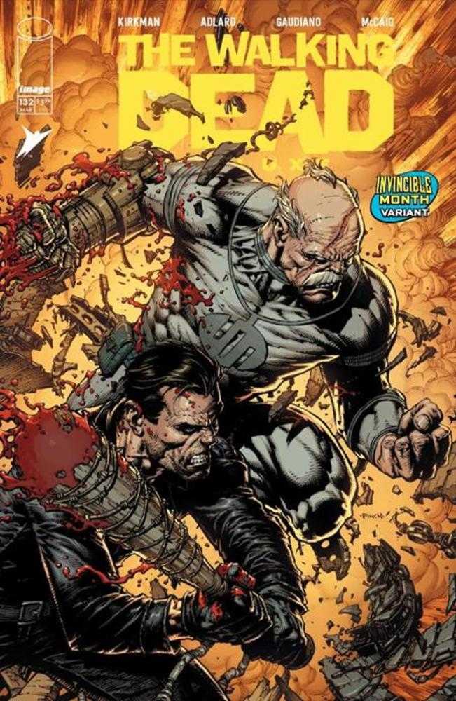 Walking Dead Deluxe #132 David Finch Invincible Team Up