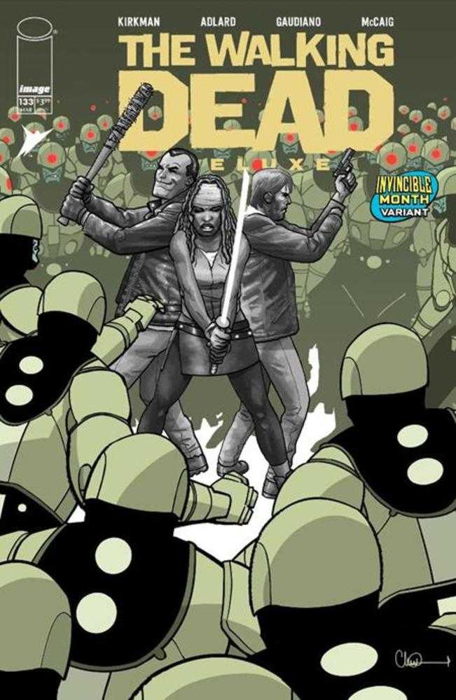 Walking Dead Deluxe #133 Cover E David Finch Invincible Team Up