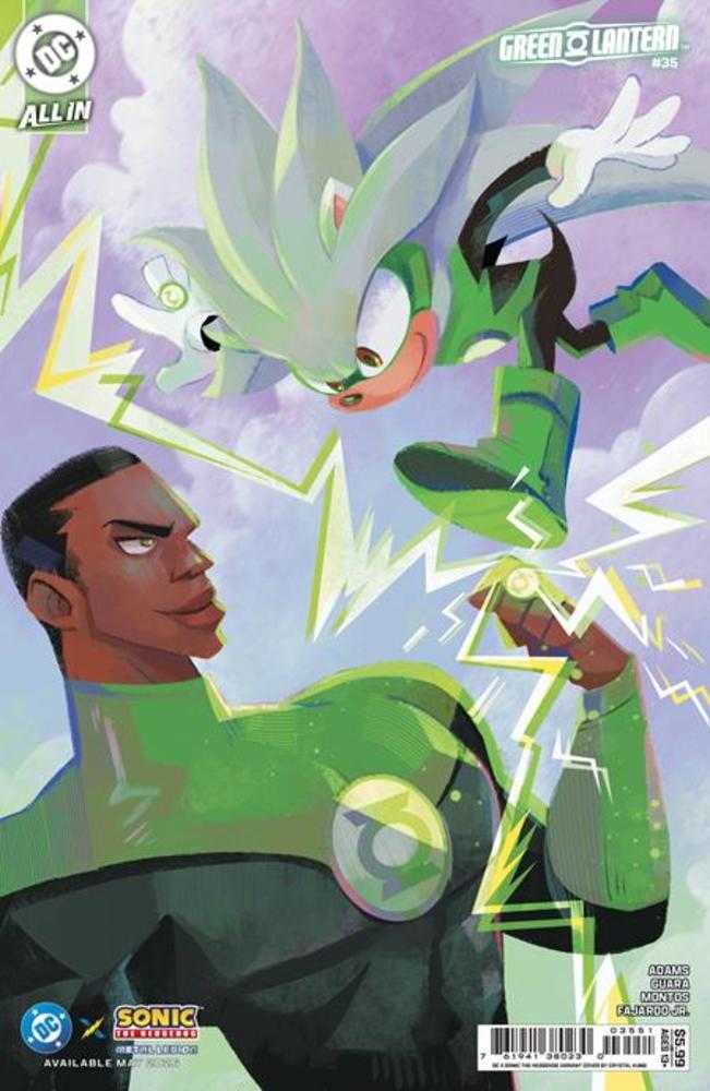 Green Lantern #35 Cover E Crystal Kung DC X Sonic