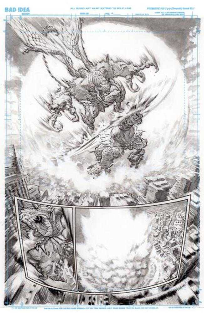Olympus Saga Megalith #1 Cover G Lewis Larosa Original Art 4 Variant