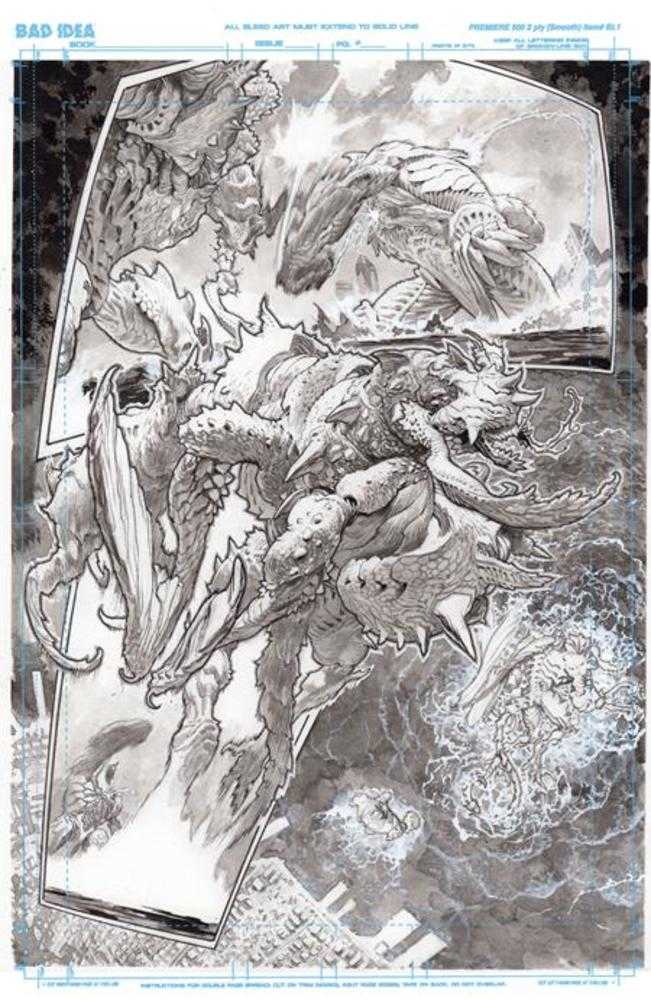 Olympus Saga Megalith #1 Cover M Lewis Larosa Original Art 10 Variant