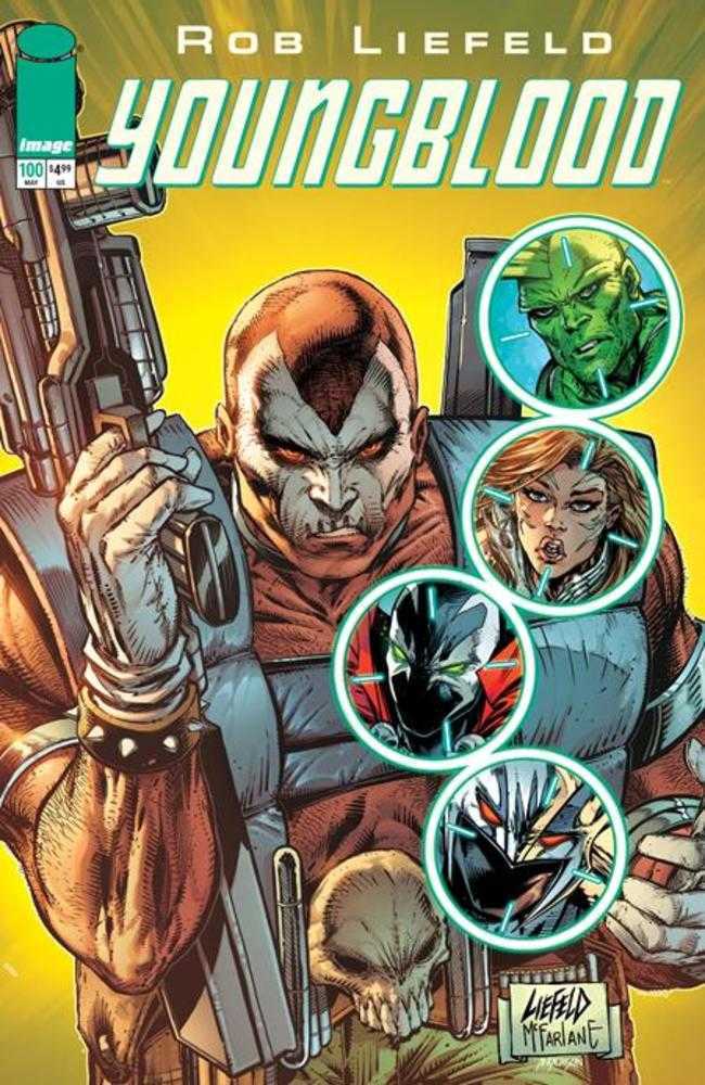 Youngblood #100 Cover O Rob Liefeld & Todd McFarlane Homage