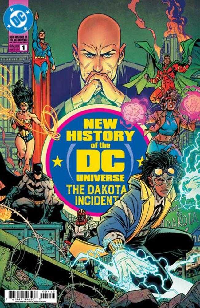 New History Of The DC Universe Dakota Incident #1 3rd Print Diego Olortegui