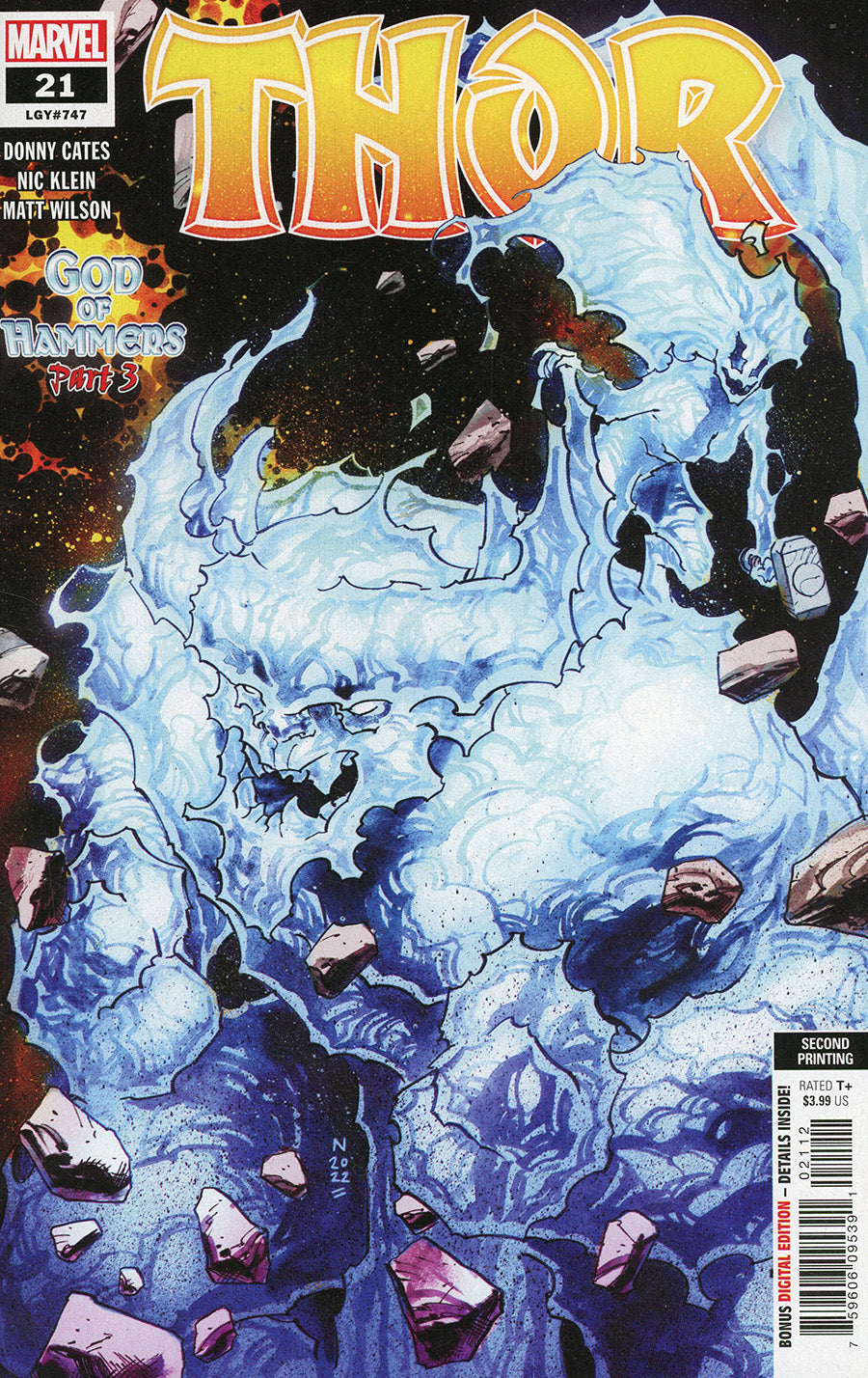 THOR 21 KLEIN 2ND PRINTING VARIANT