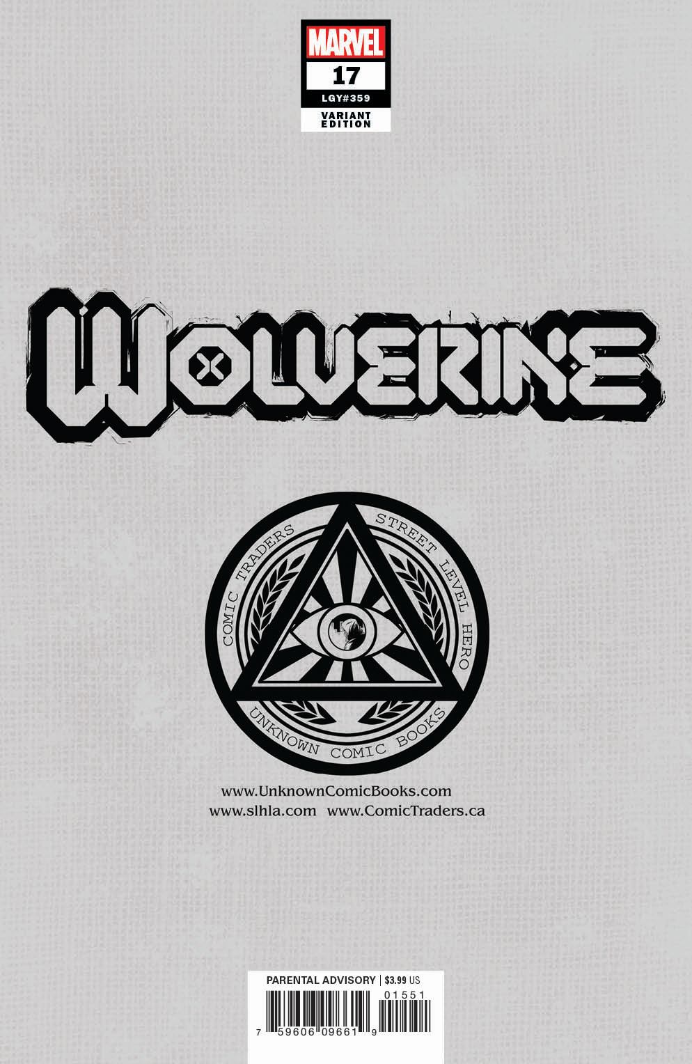 Wolverine #17 Alan Quah Exclusive Vol 7