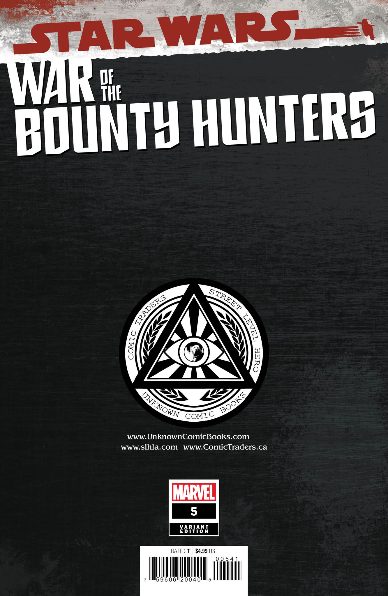 Star Wars War Bounty Hunters #5 (Of 5) Unknown Comics Gerald Parel Exclusive Var