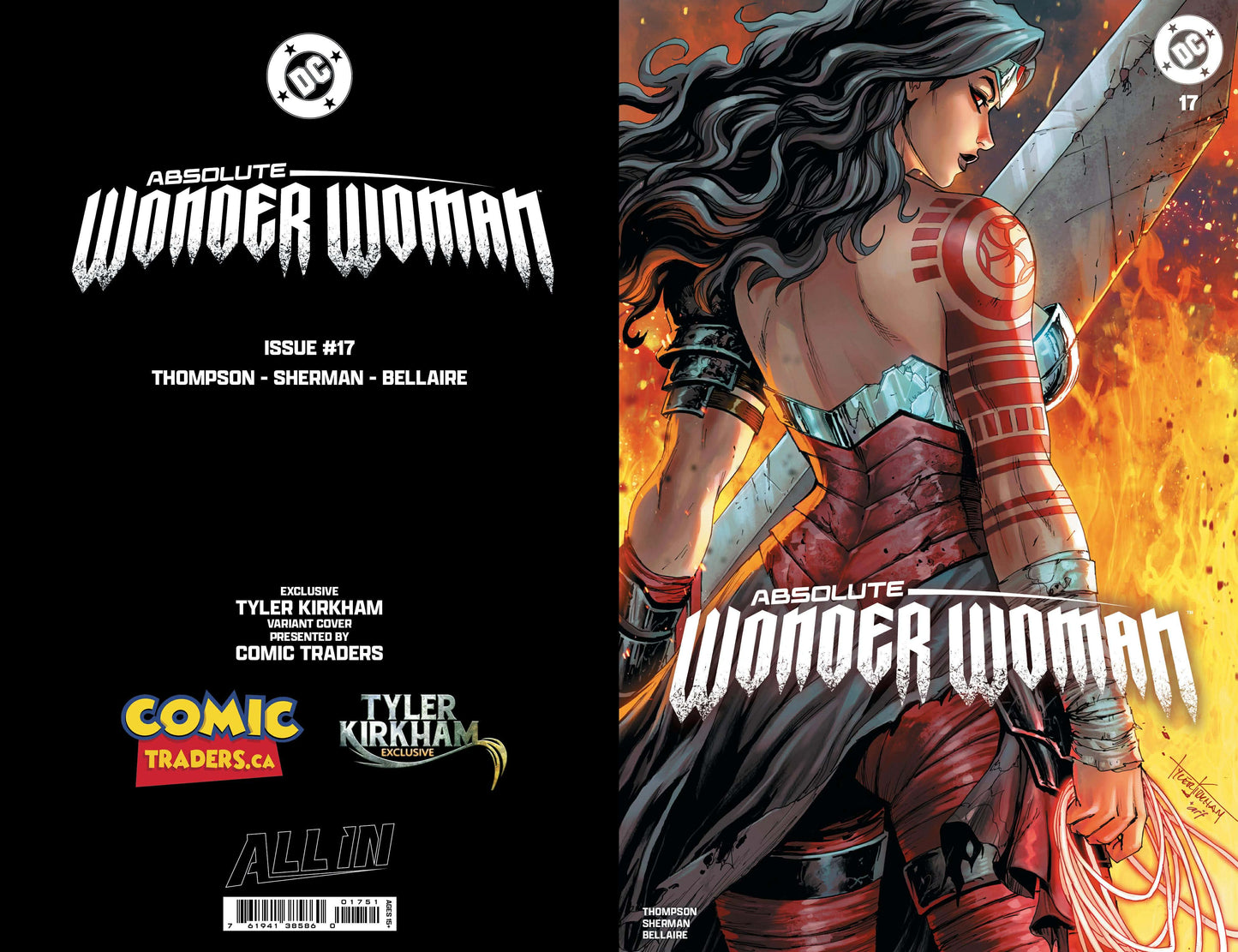 ABSOLUTE WONDER WOMAN #17 TYLER KIRKHAM EXCLUSIVE VAR