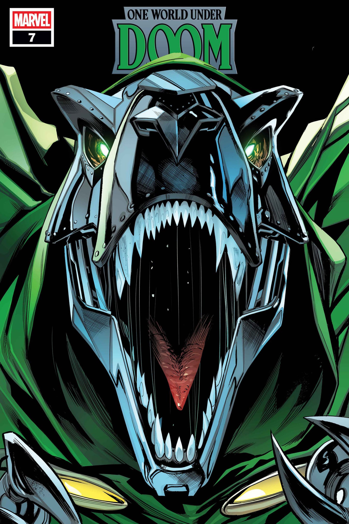 One World Under Doom #7 Geoff Shaw Doomasaur