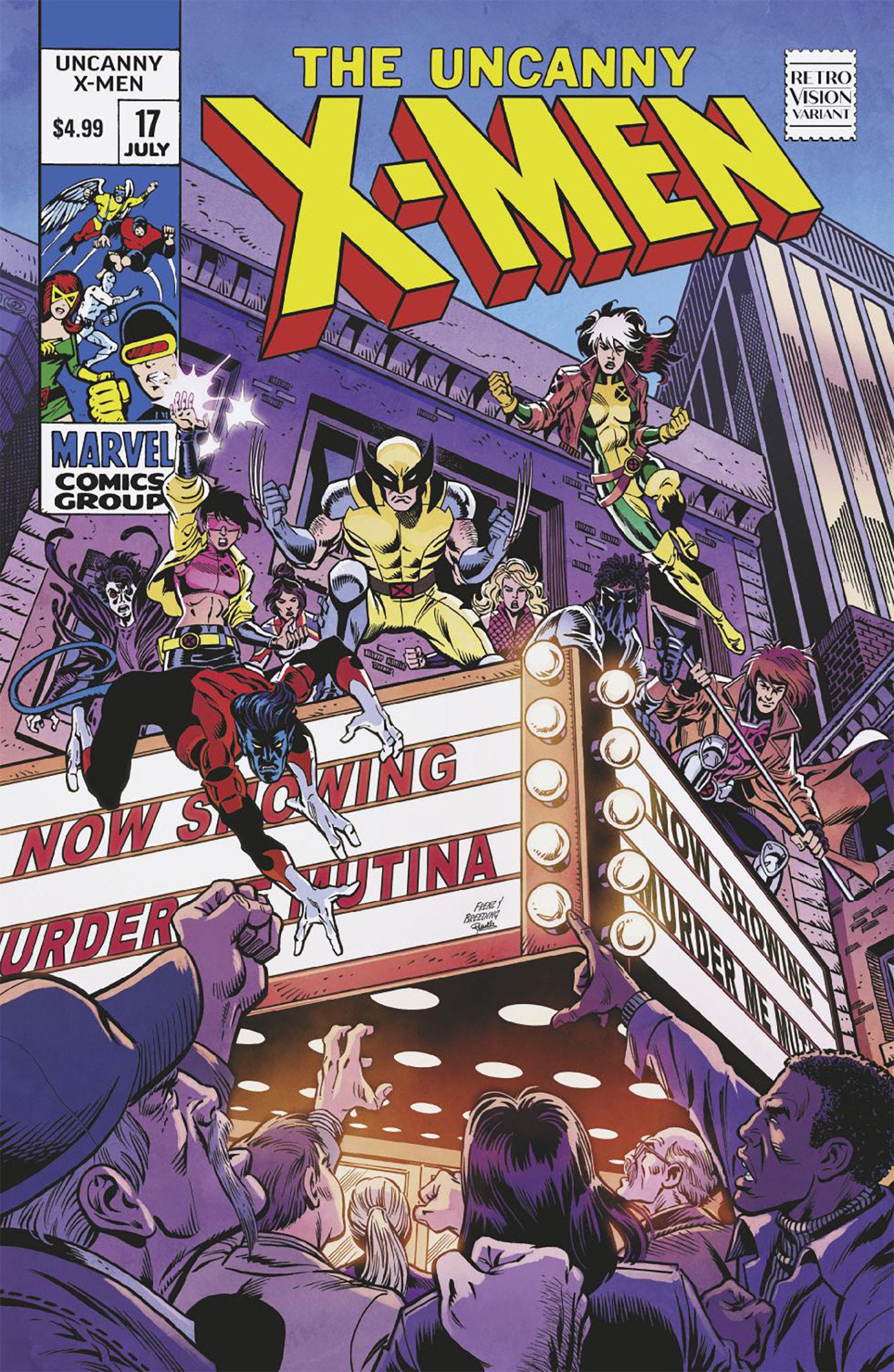 Uncanny X-Men #17 Ron Frenz Retrovision