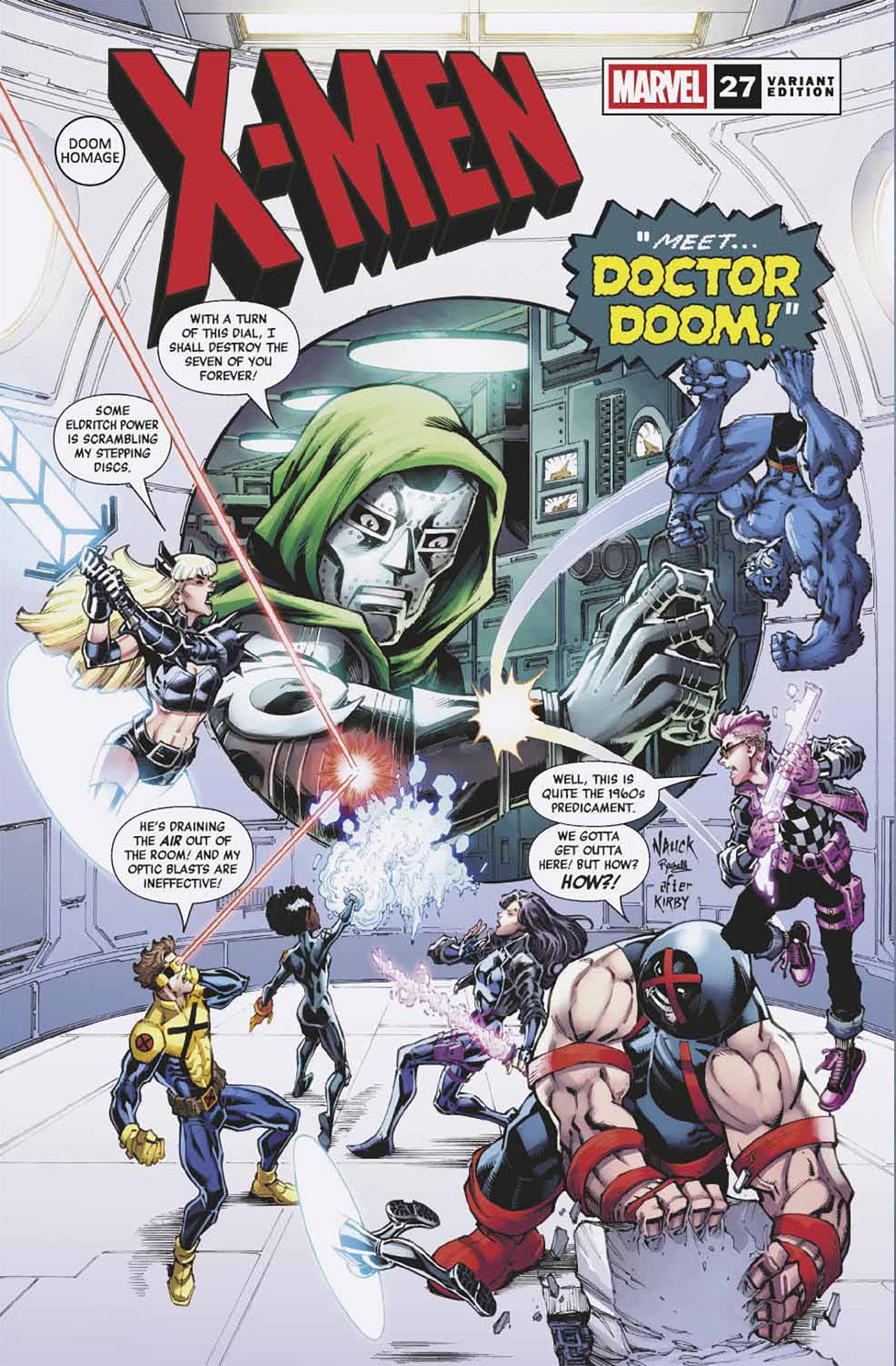 X-Men #27 Todd Nauck Doom Homage