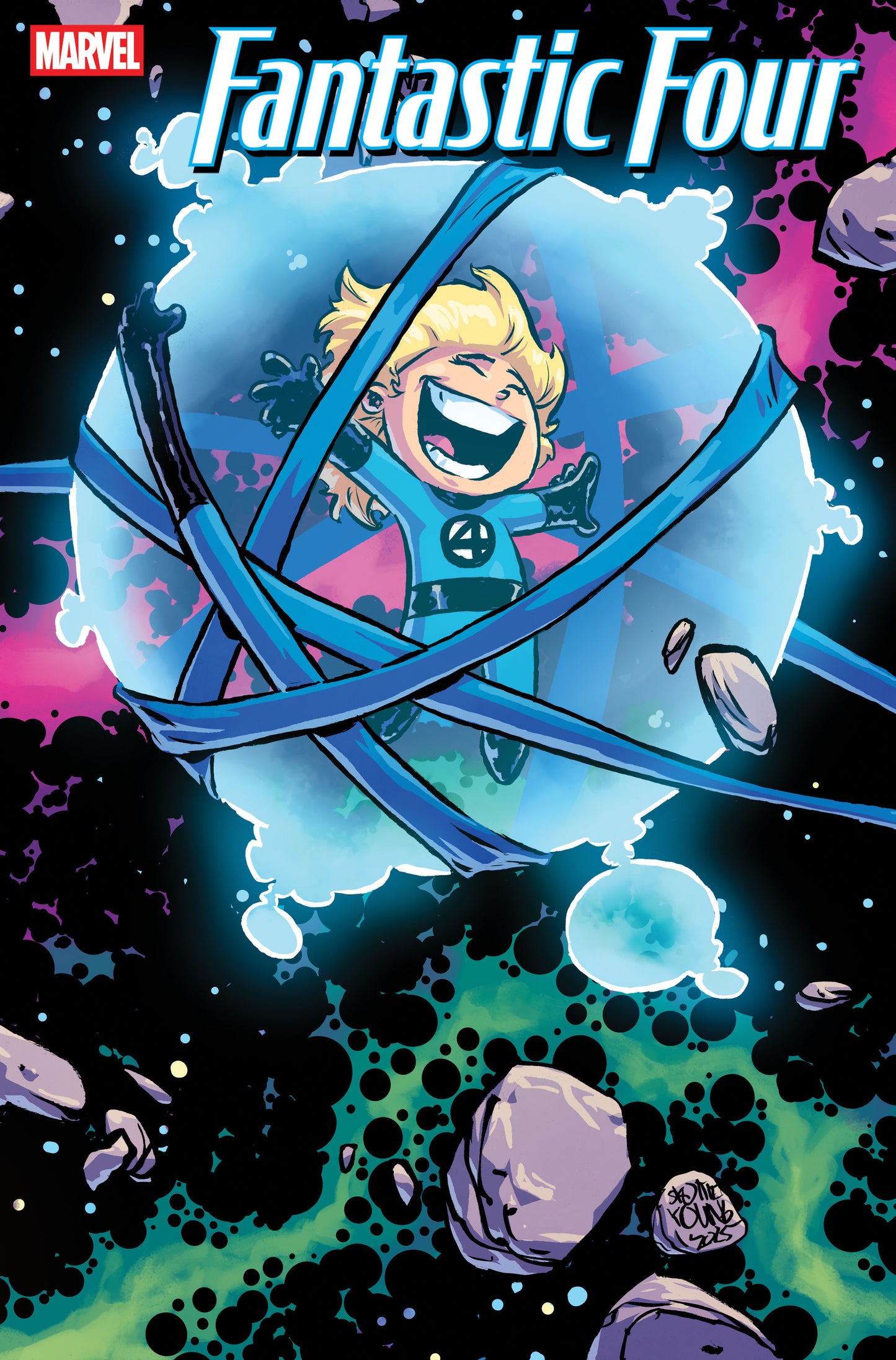 Fantastic Four #2 Skottie Young 5-Part Connecting
