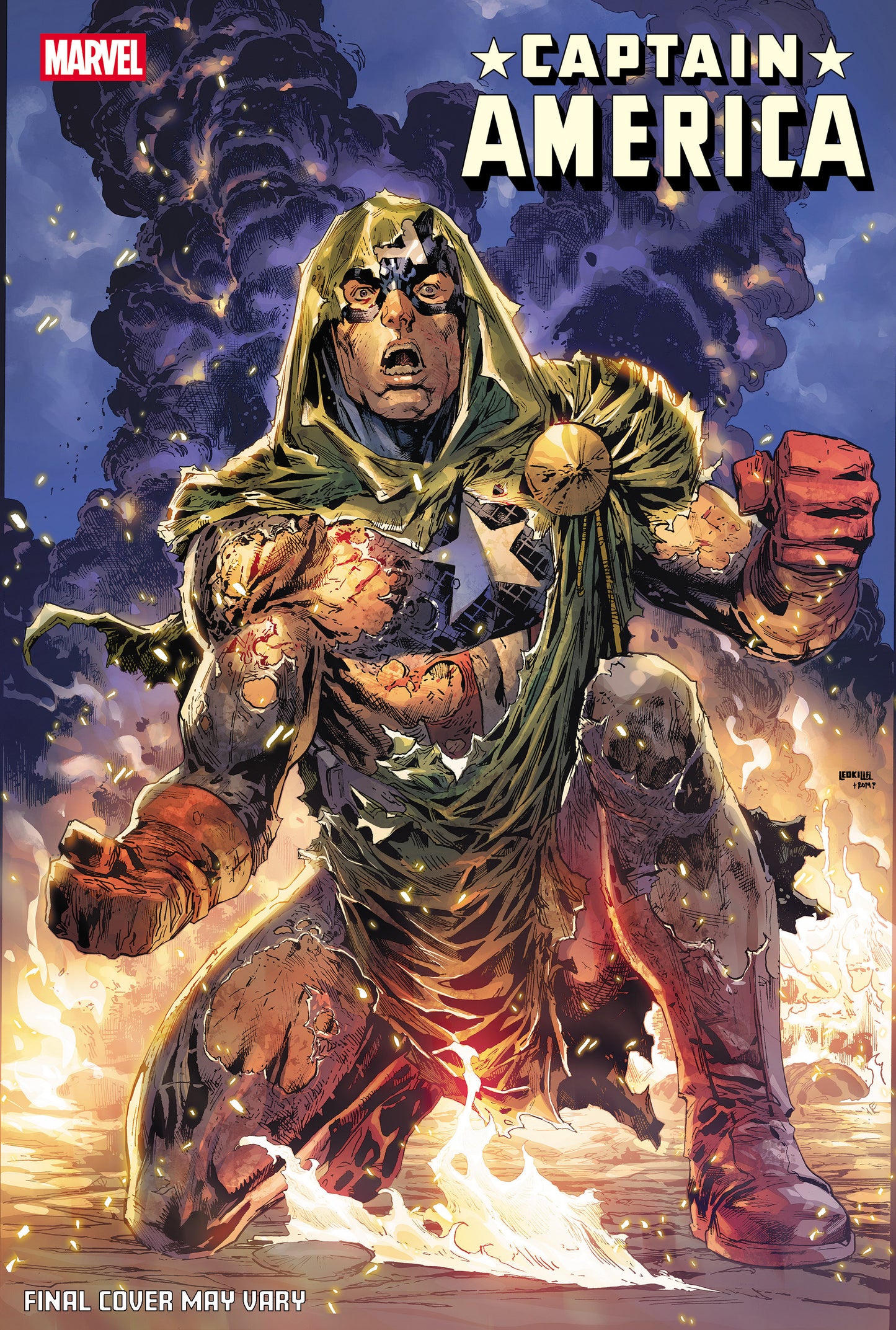 Captain America #8 Ken Lashley Doom Homage