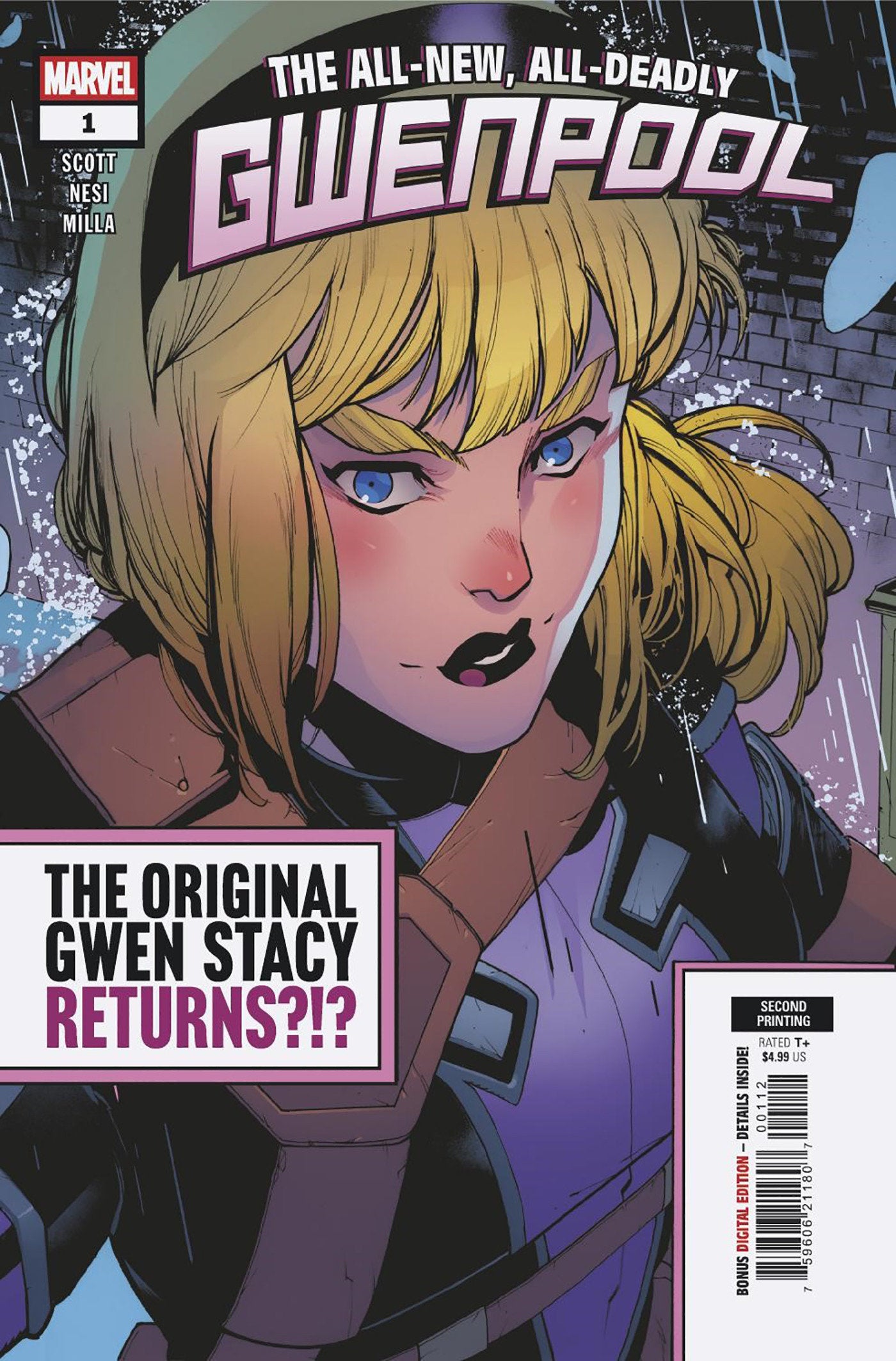 Gwenpool #1 Stefano Nesi 2nd Print