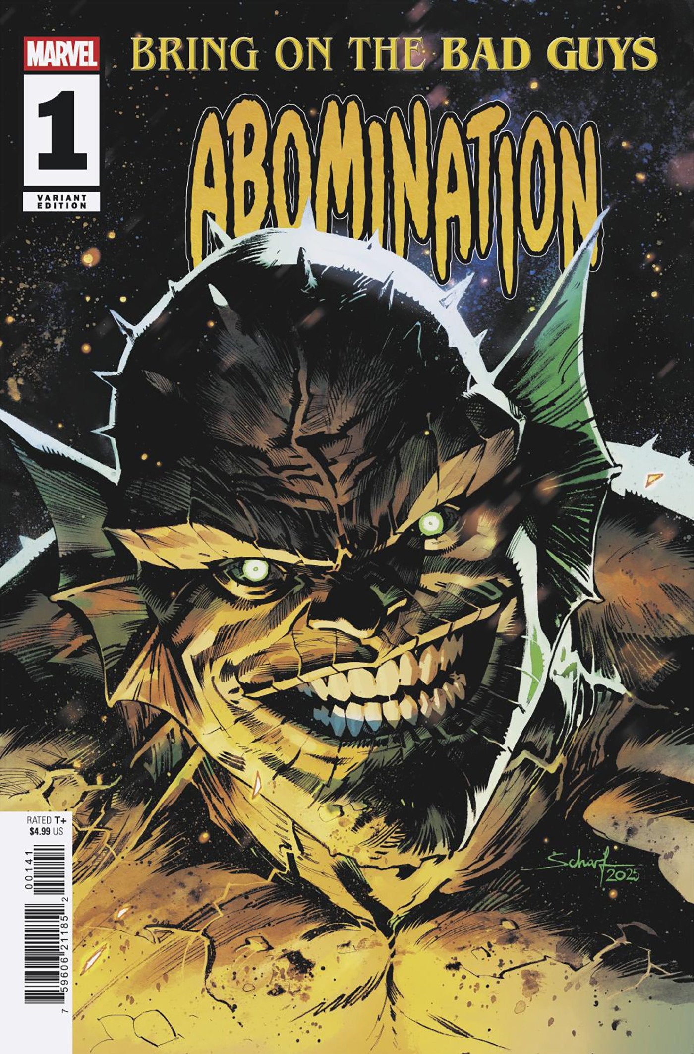 Bring On The Bad Guys: Abomination #1 Jonas Scharf