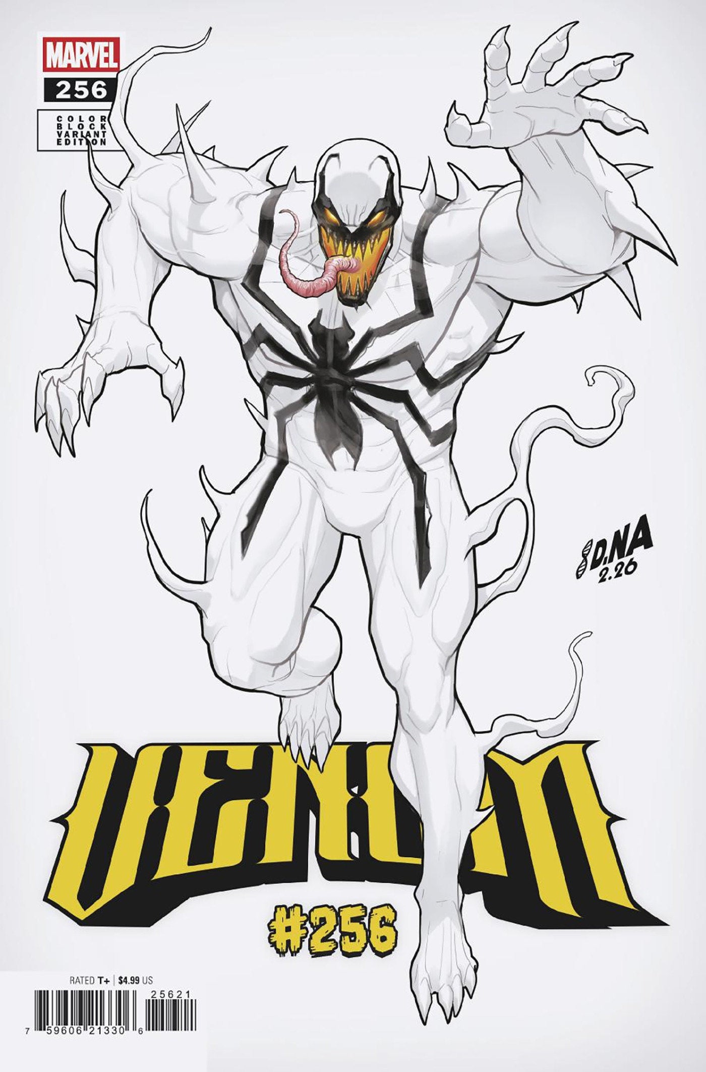 Venom #256 David Nakayama Color Block White