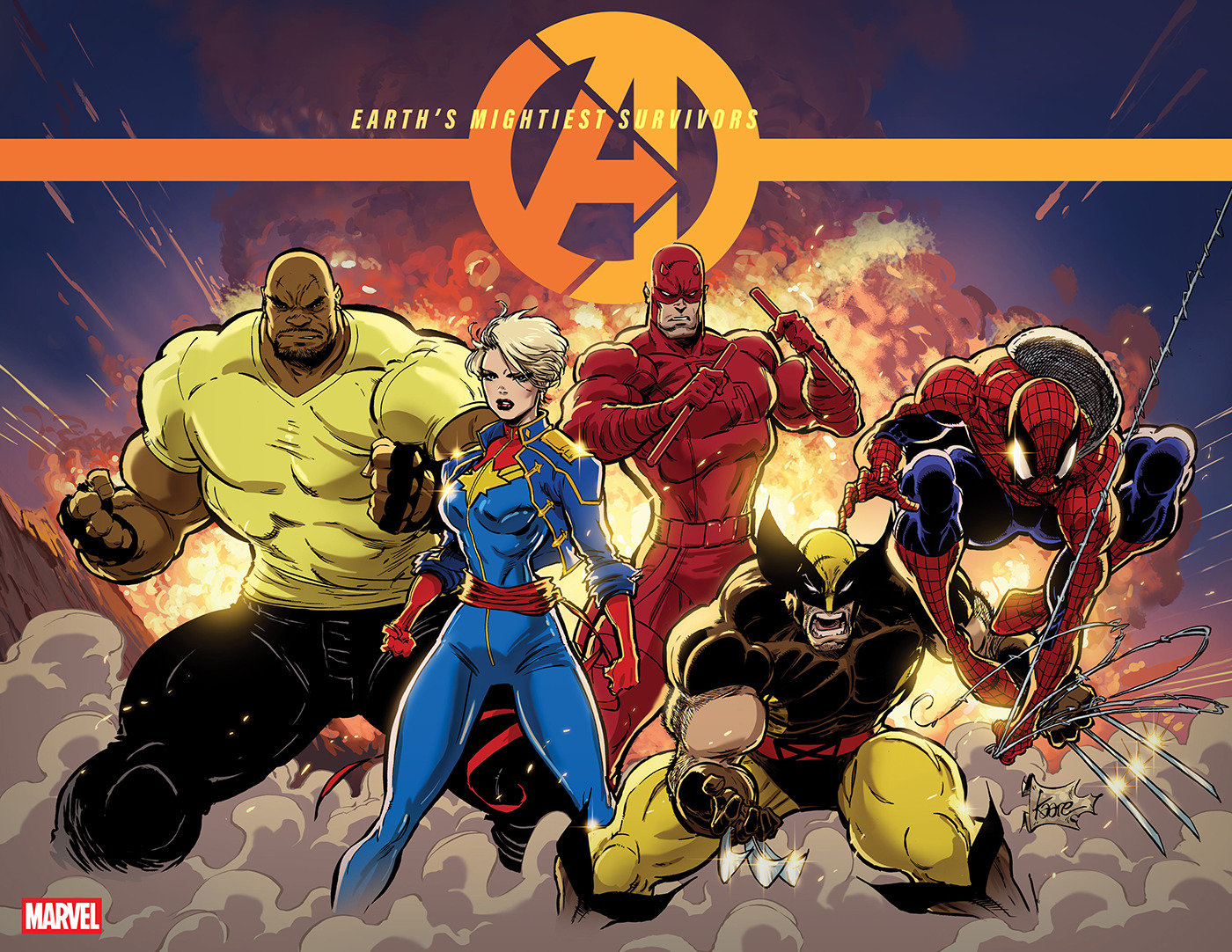 Avengers #1 Kaare Andrews Wraparound