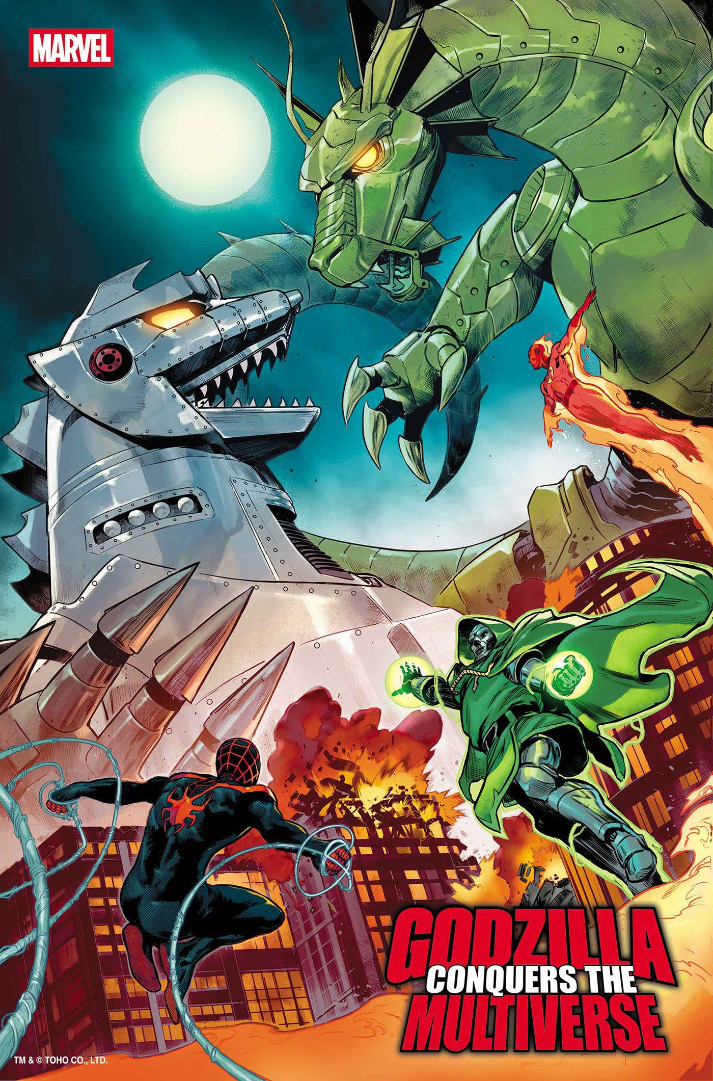 Godzilla Conquers The Multiverse #1 Juan Frigeri FOIL