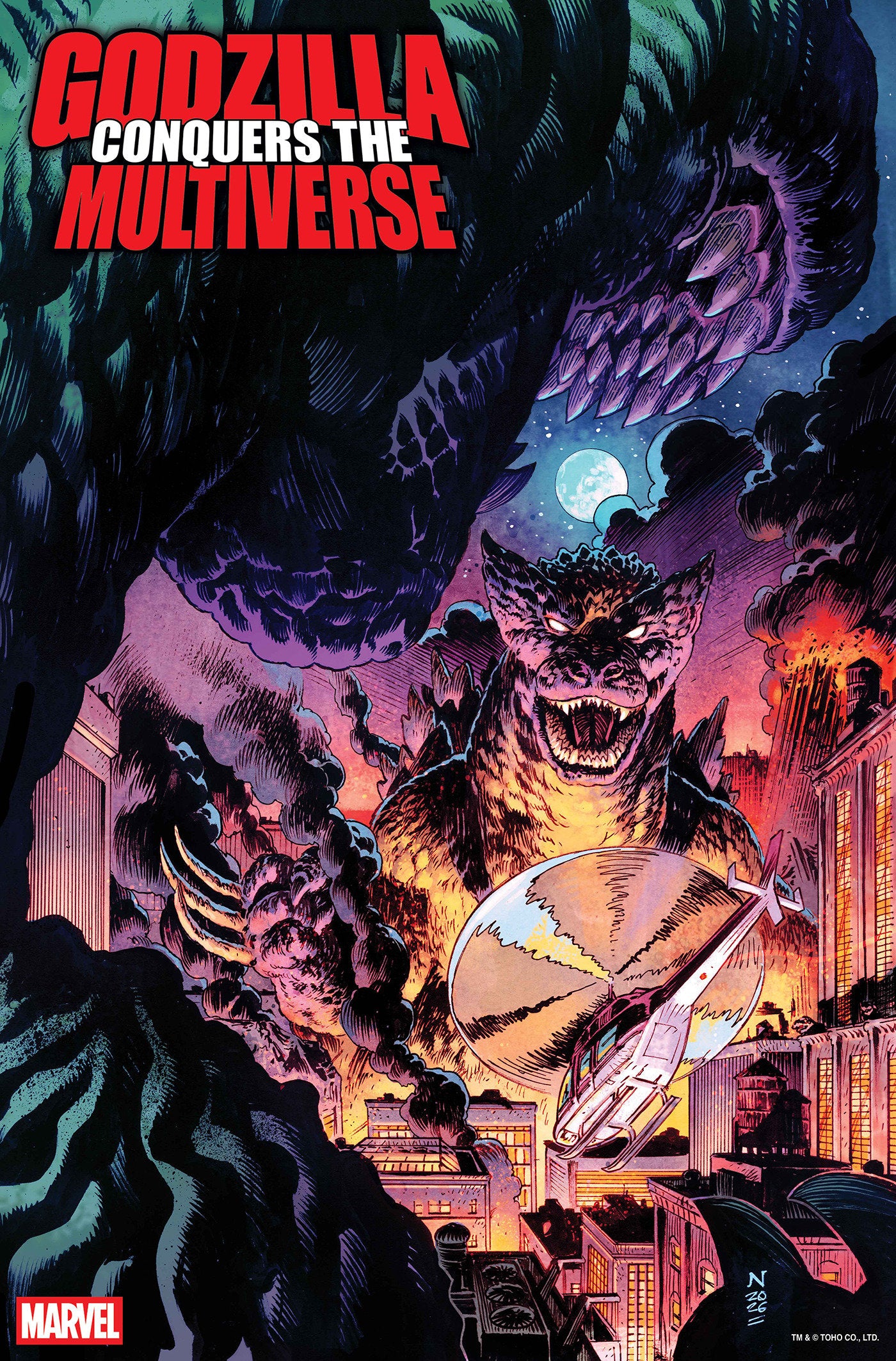 Godzilla Conquers The Multiverse #1 Nic Klein Heisei vs Godzilla