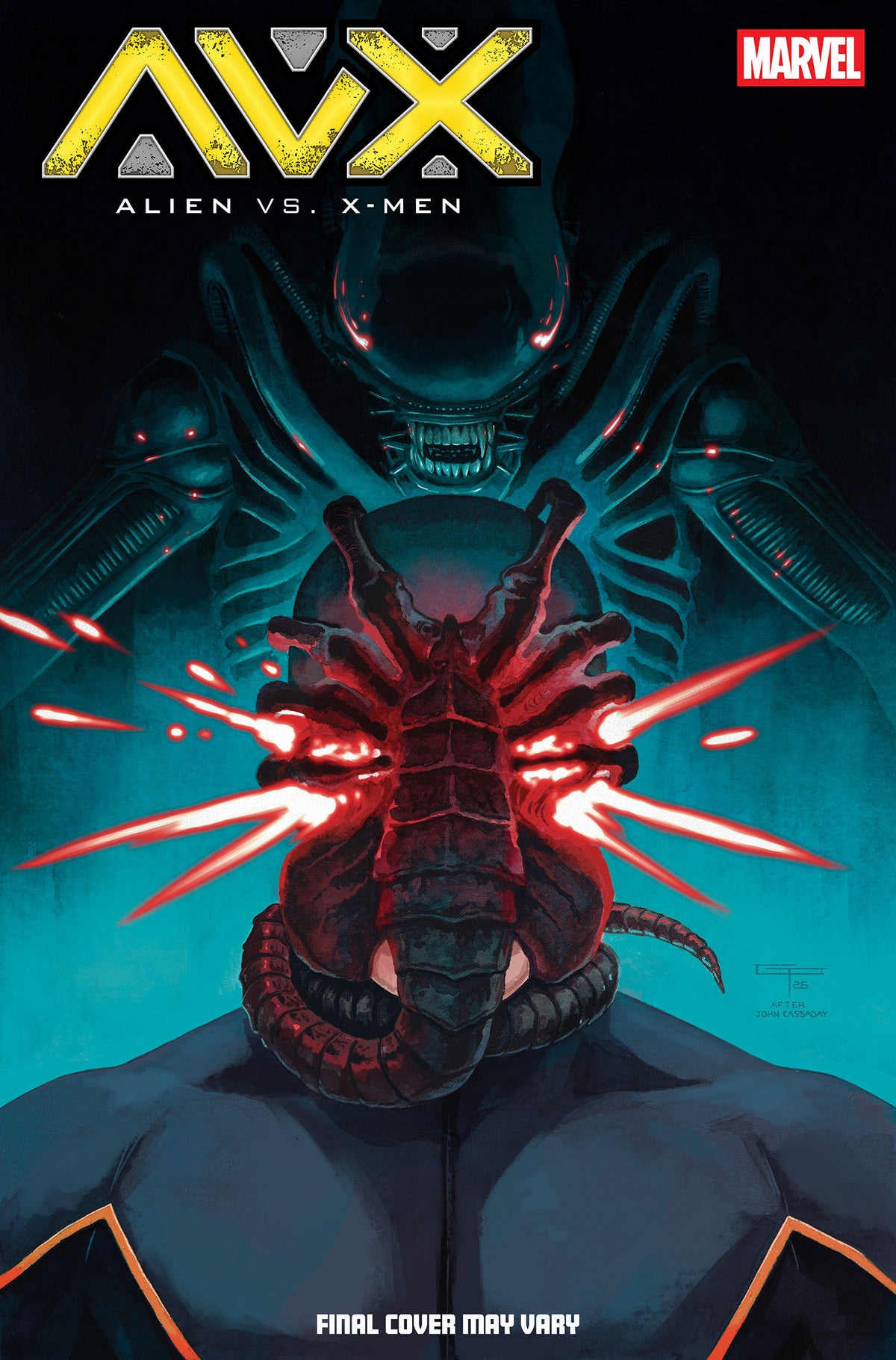 Alien vs. X-Men #2 German Peralta