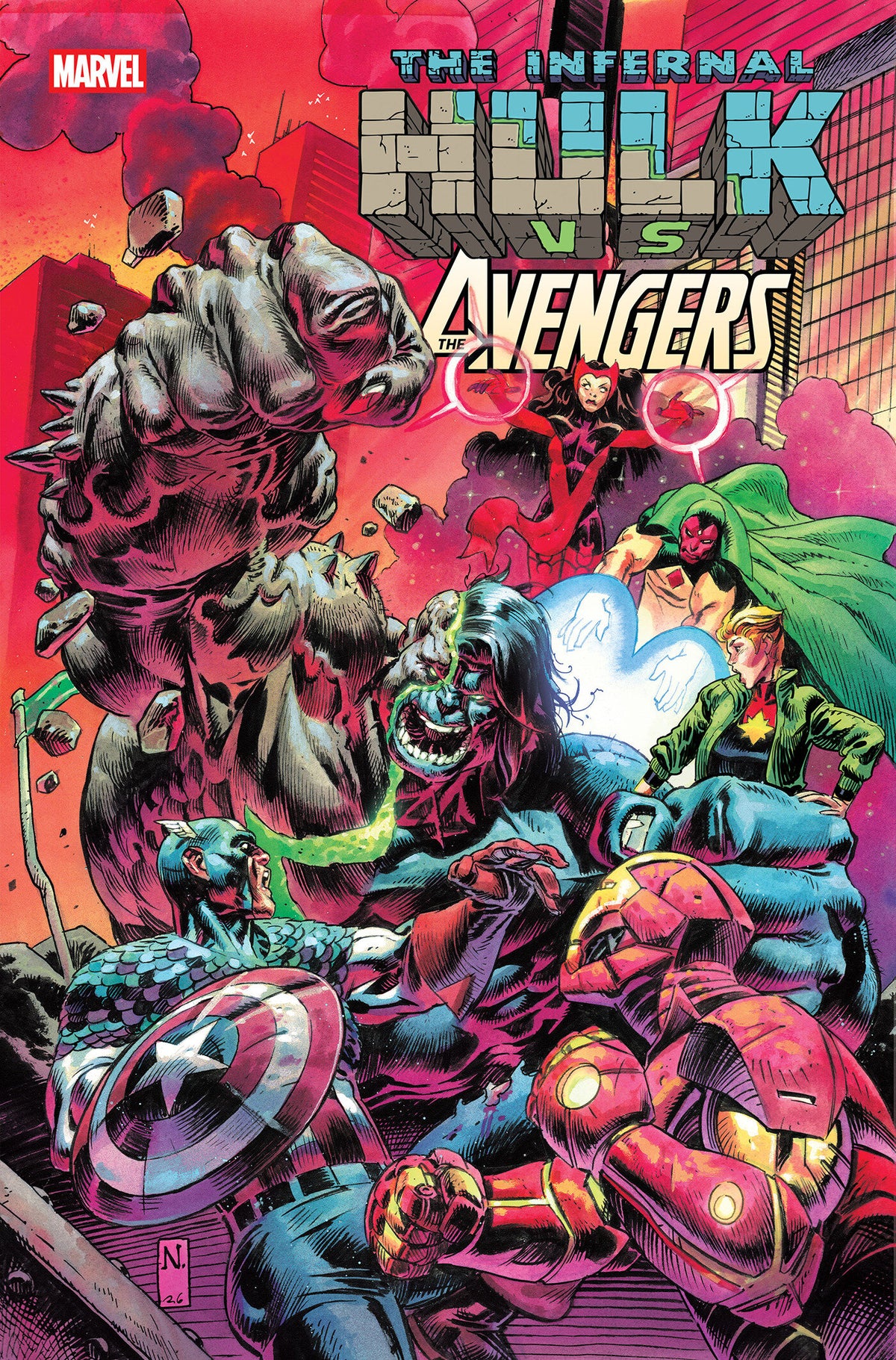 Infernal Hulk vs. Avengers #1 Nick Klein Main