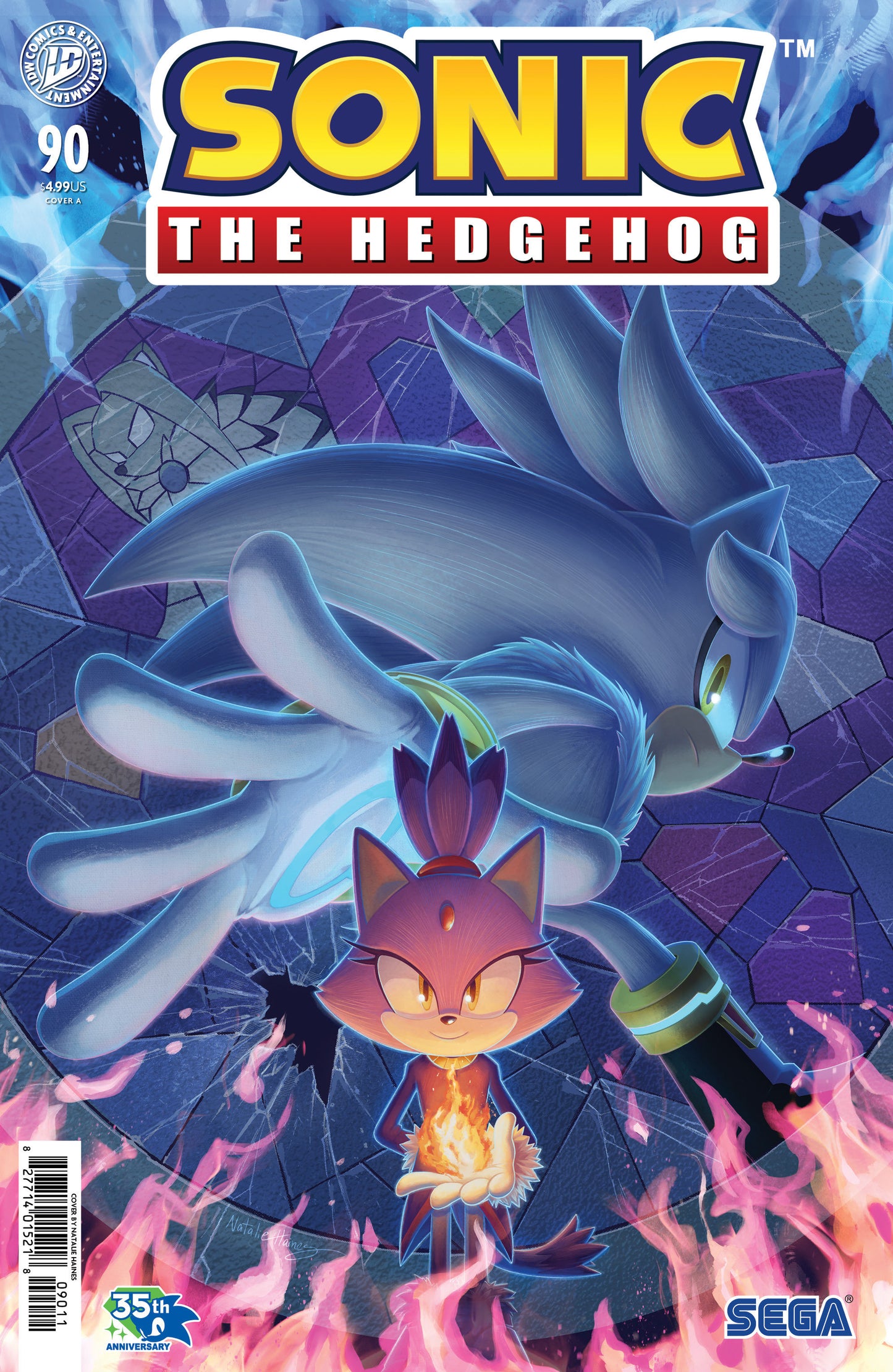 Sonic The Hedgehog #90 Cover A Natalie Haines