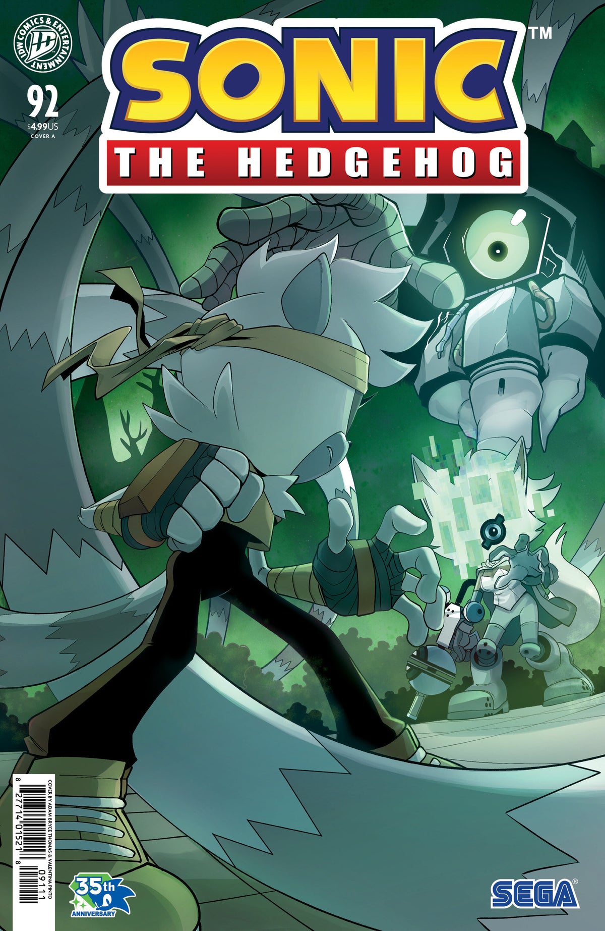 Sonic The Hedgehog #92 Cover A Bryce Thomas