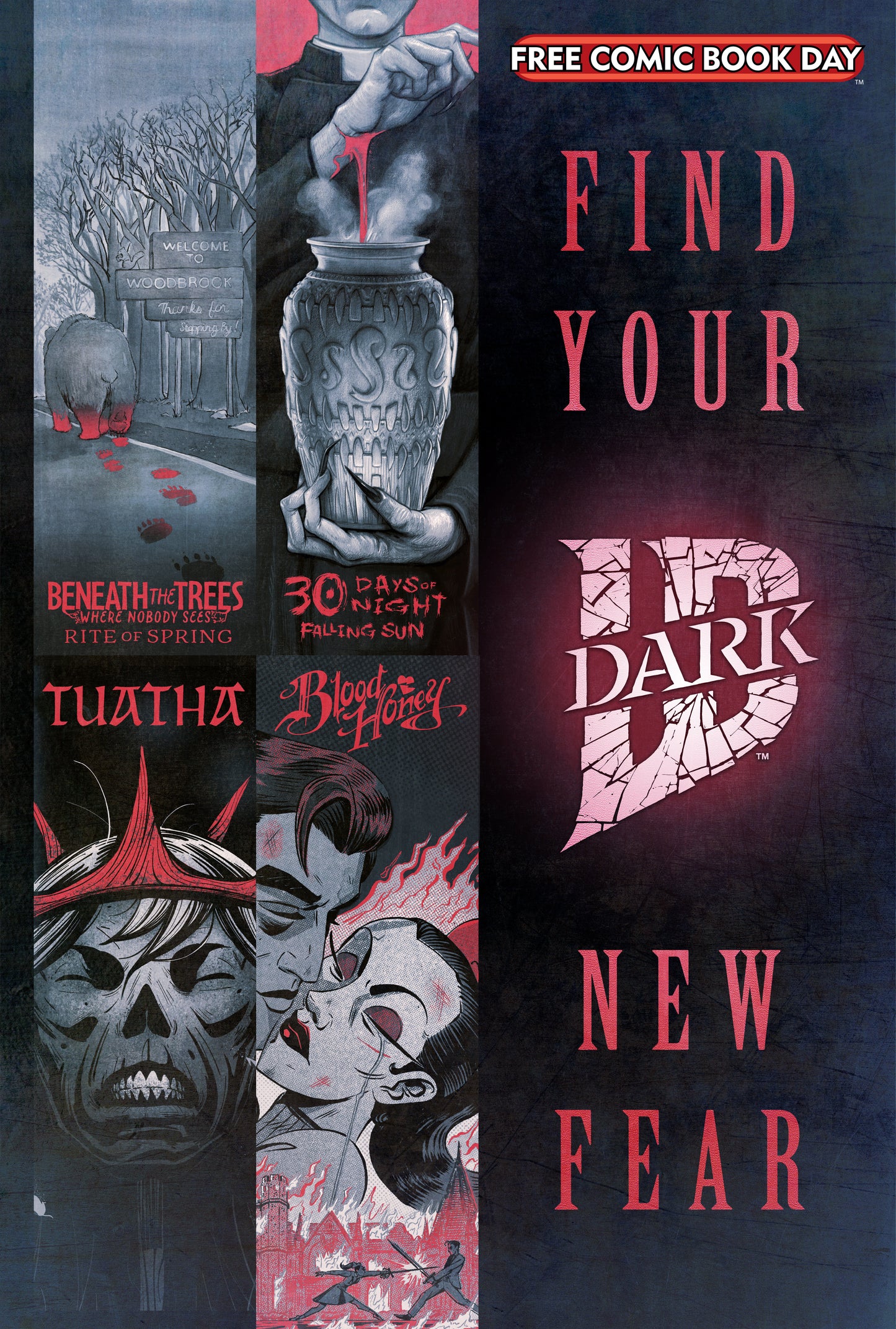 Free Comic Book Day 2025 - IDW Dark Find Your New Fear