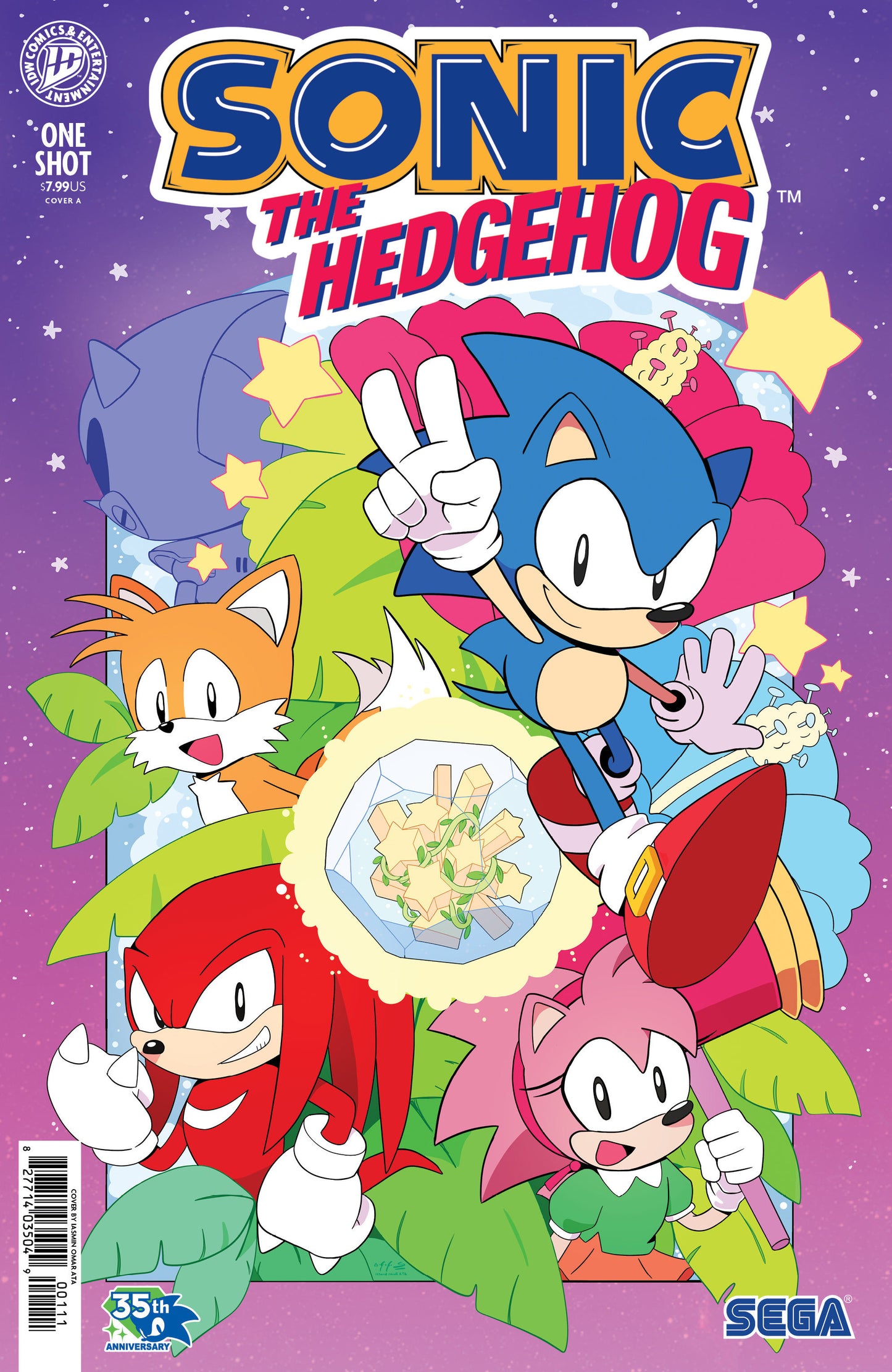Sonic The Hedgehog: 35th Anniversary Special Cover A Omar Ata