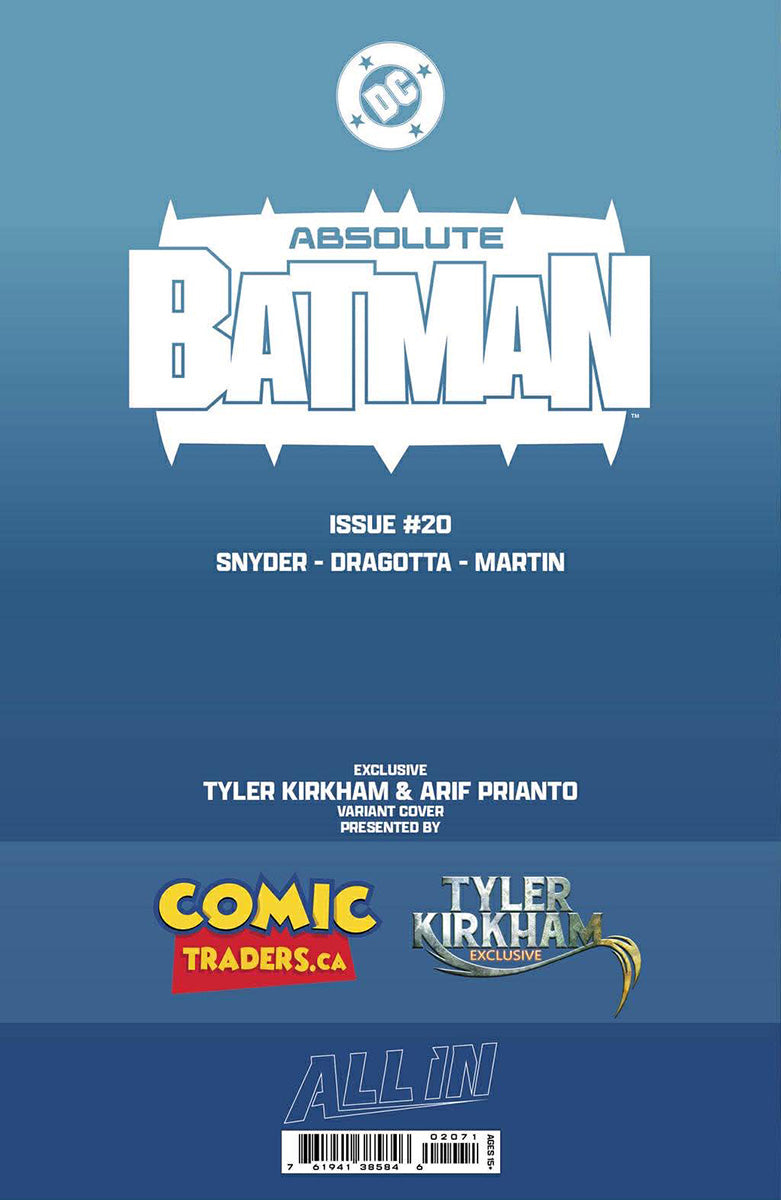 ABSOLUTE BATMAN #20 TYLER KIRKHAM EXCLUSIVE VAR