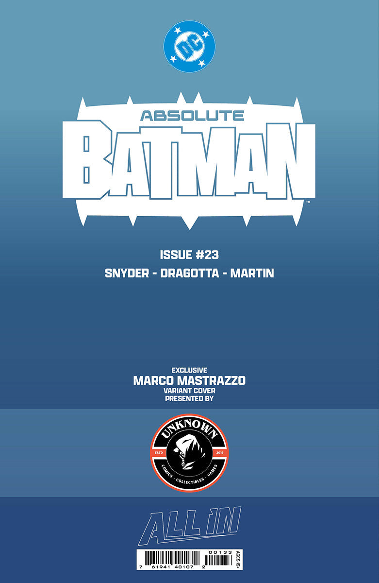ABSOLUTE BATMAN #23 MARCO MASTRAZZO EXCLUSIVE VIRGIN VAR