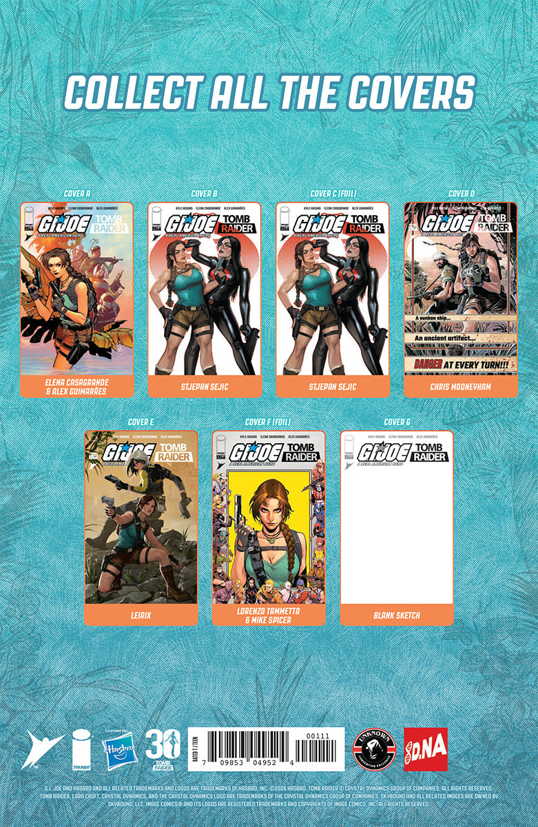 GI JOE A REAL AMERICAN HERO TOMB RAIDER #1 DAVID NAKAYAMA EXCLUSIVE VAR