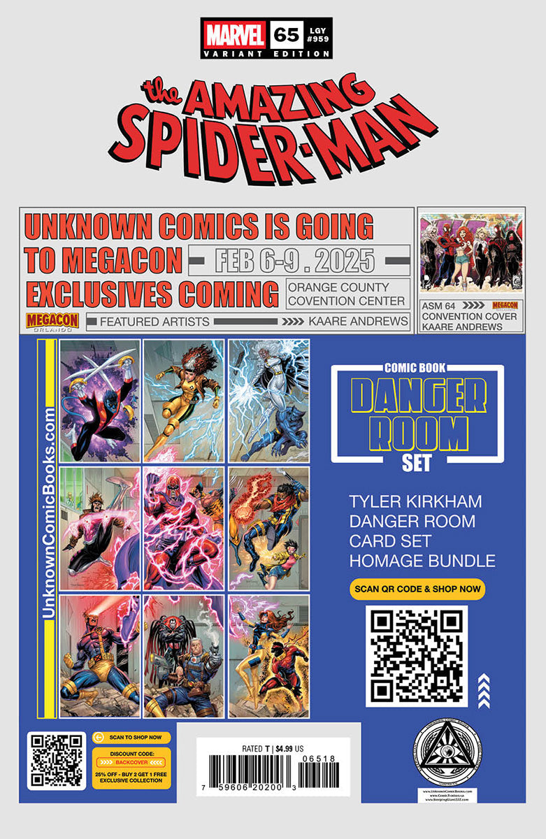 Amazing Spider-Man #65 Unknown Comics Mateus Manhanini Exclusive Var