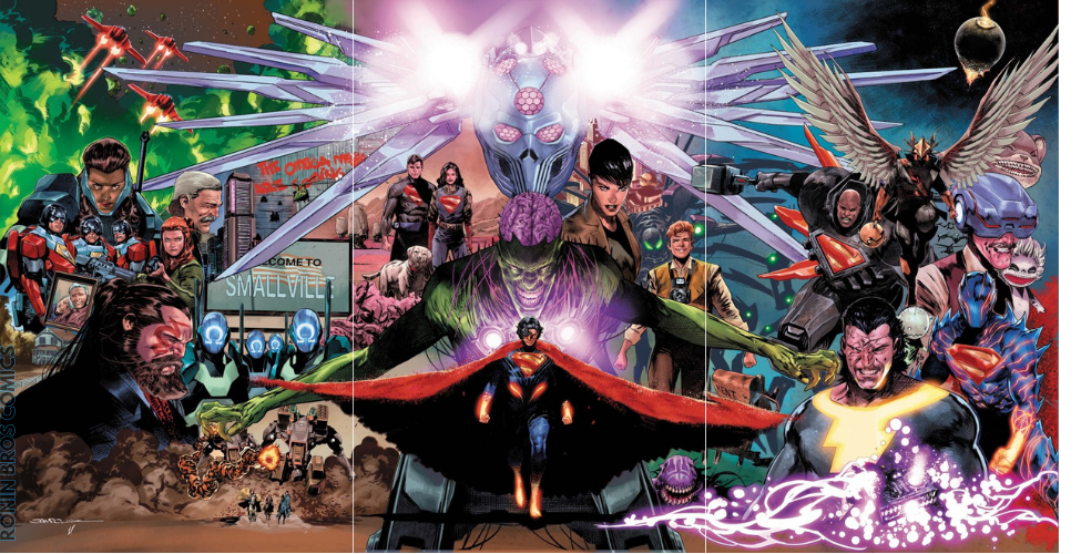 Absolute Superman #25 Rafa Sandoval Connecting 3 Cover Set