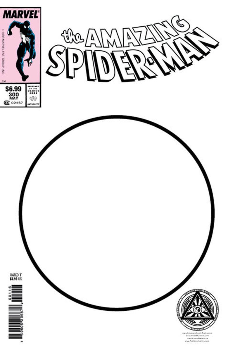 Amazing Spider-Man #300 Facsimile Edition Unknown Comics Exclusive Blank Var
