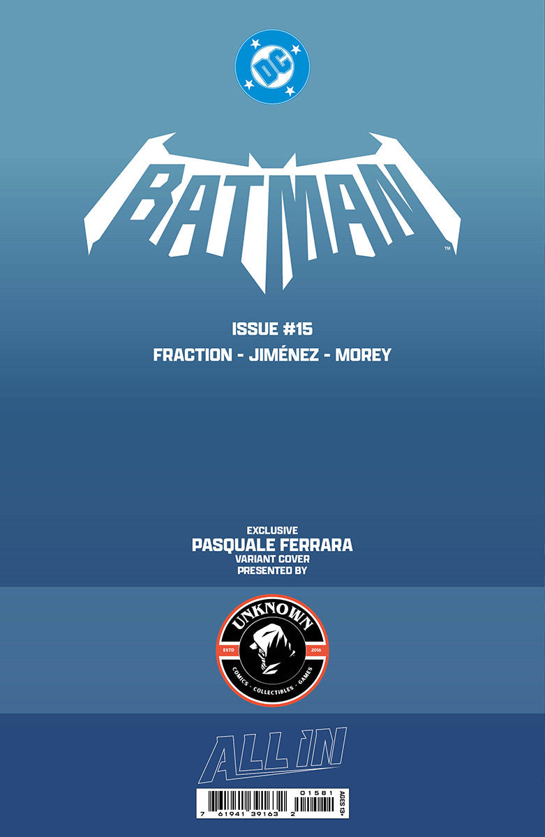 BATMAN #15 PASQUALE FERRARA EXCLUSIVE VAR