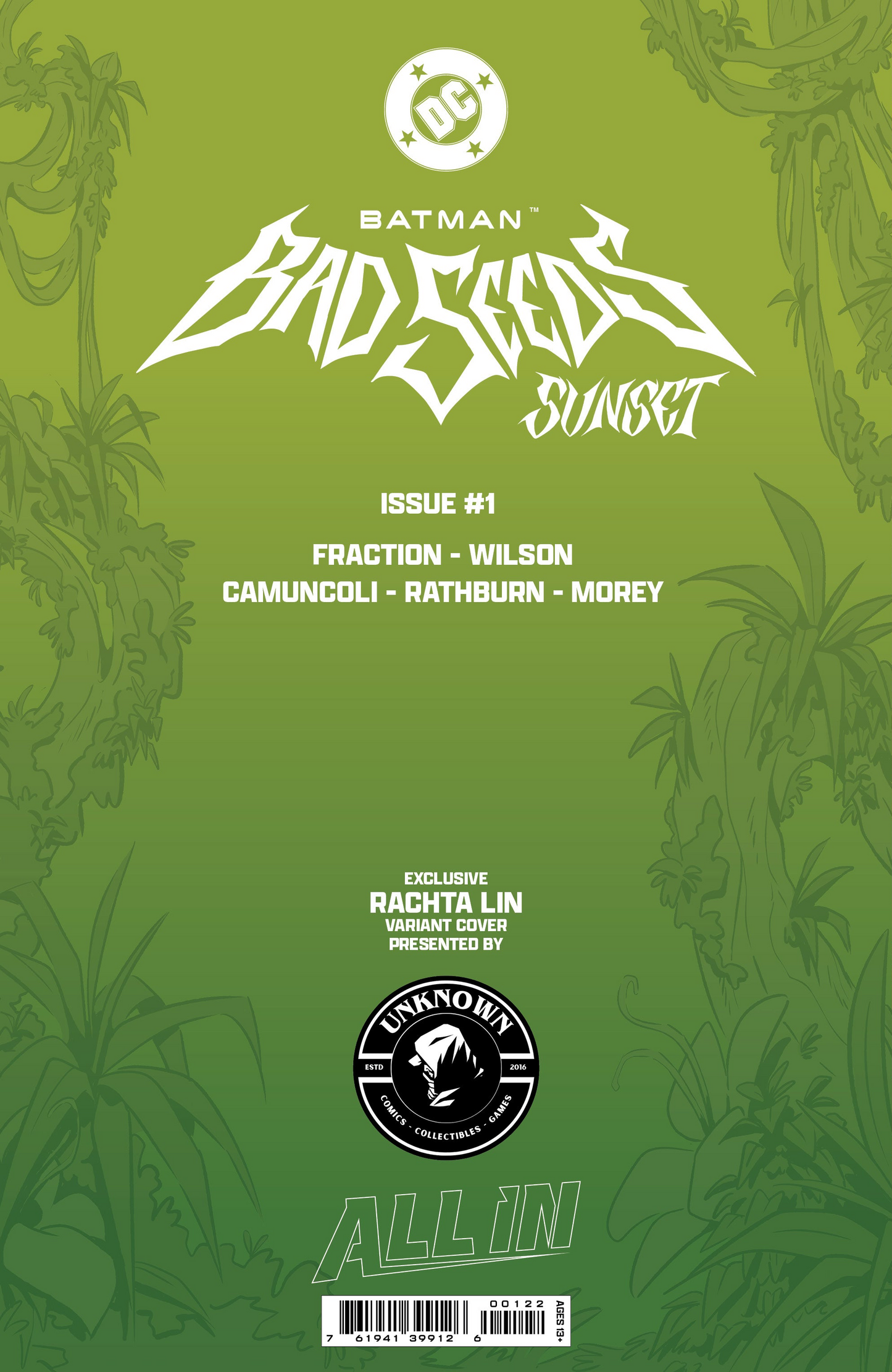 BATMAN BAD SEEDS SUNSET #1 RACHTA LIN EXCLUSIVE VAR